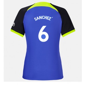 Tottenham Hotspur Davinson Sanchez #6 kläder Kvinnor 2022-23 Bortatröja Kortärmad